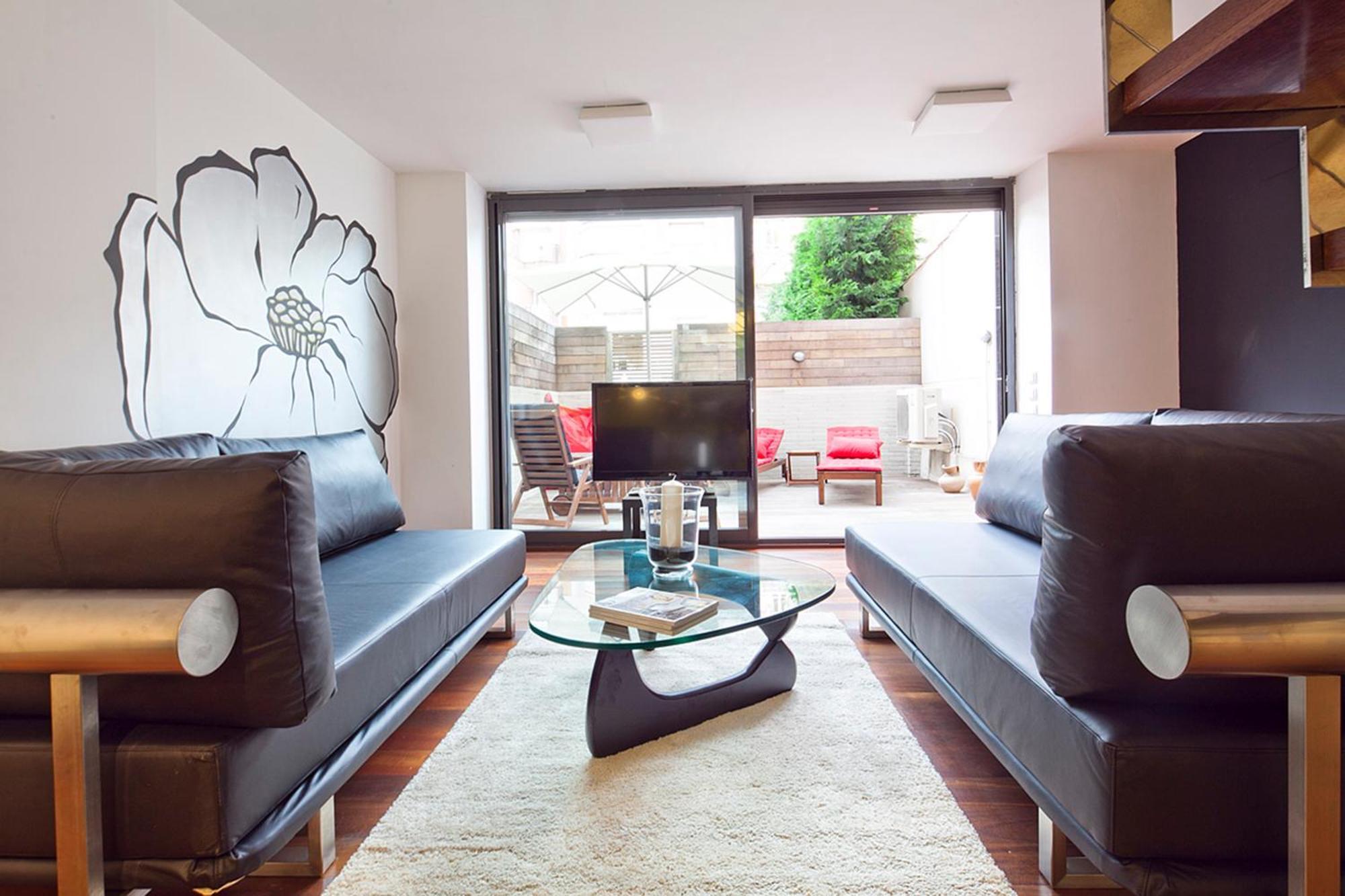 My Space Emirates - Splendid Apartment With Terrace And Pool Near Park Gueell Barcelona Eksteriør bilde